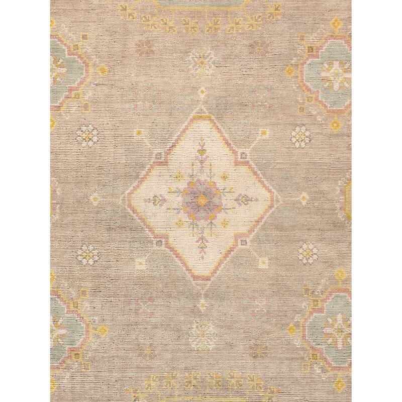 Pasargad Home Khotan Hand-Knotted Wool Area Rug, Camel