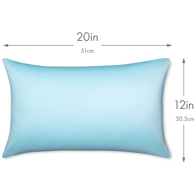 Throw Pillow Cozy Soft Microbead Sweat Baby Blue: 1 Pc
