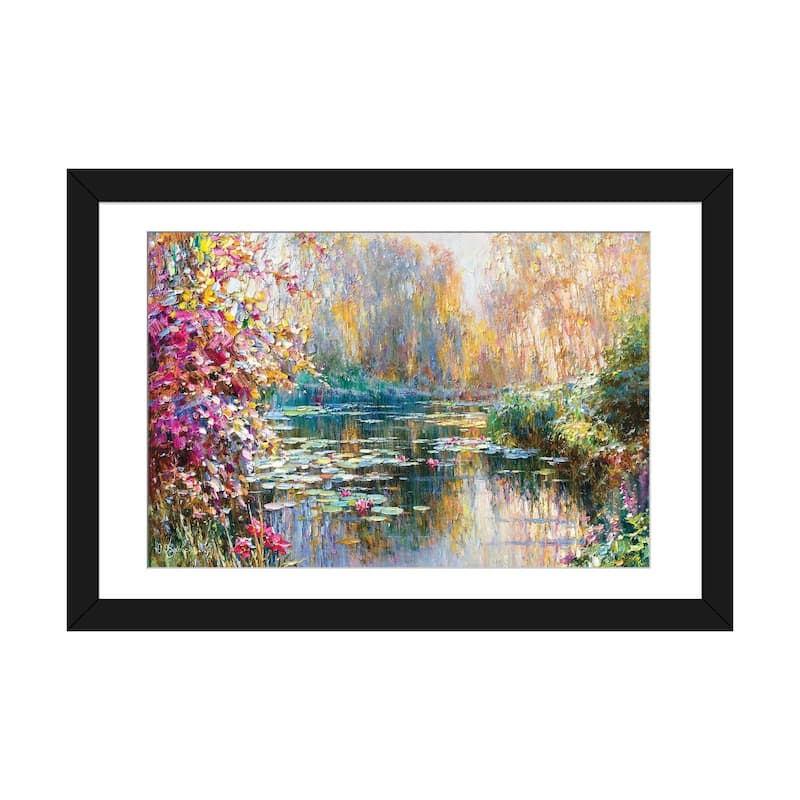 iCanvas "Bright Morning" by Yuriy Obukhovskiy - Black - 24x32x1