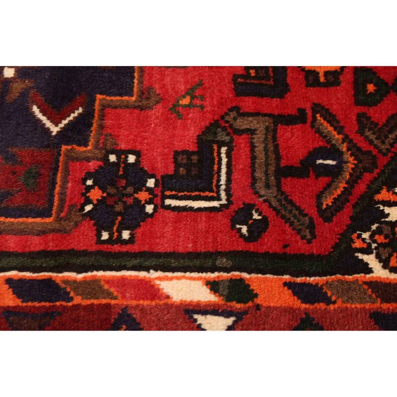 ECARPETGALLERY Hand-knotted Andelz Red Wool Rug - 3'5 x 4'7