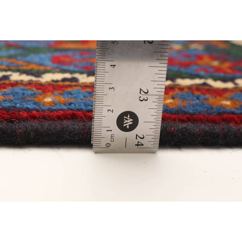 ECARPETGALLERY Hand-knotted Afghan Burnt Orange Wool Rug - 3'5 x 5'2