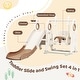 preview thumbnail 11 of 16, 4 in 1 Toddler Slide,Swing Set,Kids Playground Climber Slide Playset with Basketball Hoop,Freestanding Combination for babies