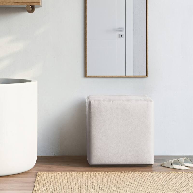 Allan Andrews Universal Cube Ottoman with Slipcover, Avanti Collection