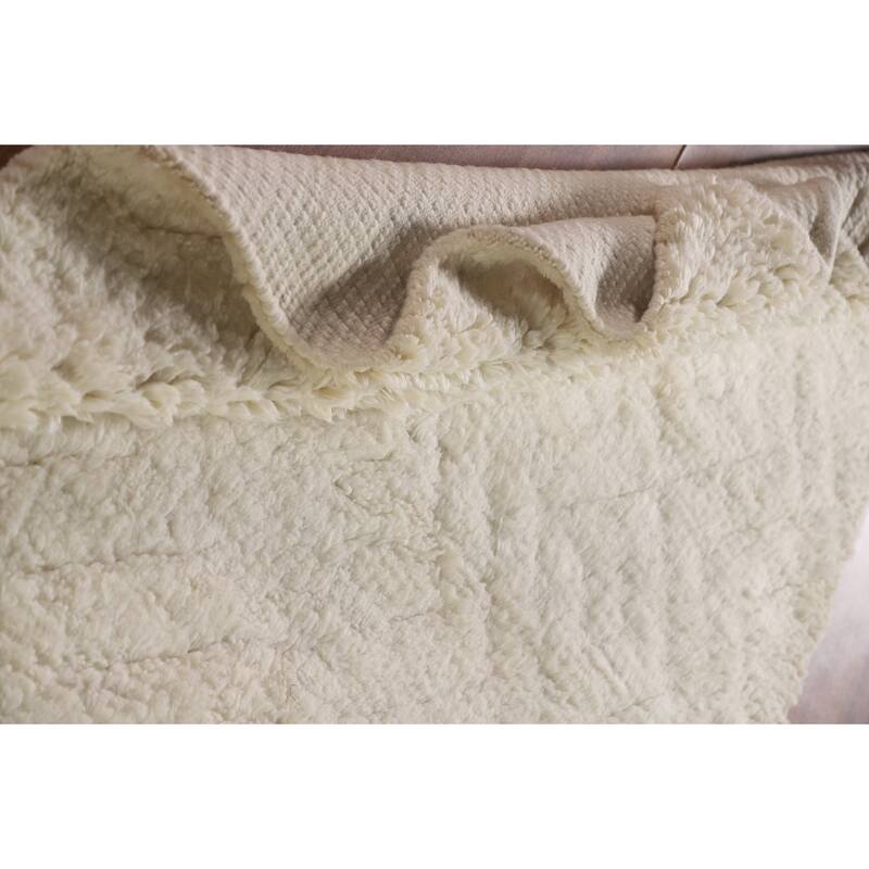 Earth Tone / Beige Moroccan Style Area Rug Hand-Knotted Wool Carpet - 5'3"x 7'6"