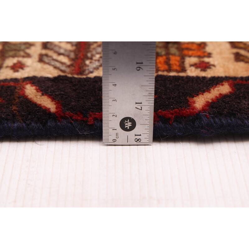 ECARPETGALLERY Hand-knotted Konya Anatolian Dark Red Wool Rug - 3'7 x 11'11