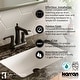 preview thumbnail 15 of 29, Karran Woodburn Two-Hole 2-Handle Bathroom Faucet with Matching Pop-Up Drain
