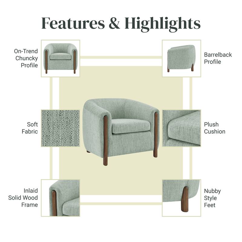 NPD Furniture Ruth Accent Arm Chair