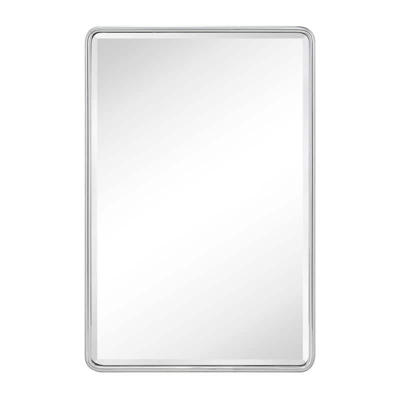 Farmhouse Recessed Metal Bathroom Medicine Cabinets with Mirror
