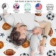 preview thumbnail 2 of 4, Sweet Jojo Designs Sports Theme Boy 100% Cotton Muslin Baby Swaddle Receiving Blanket - Watercolor, Vintage, Sport Themed, Balls