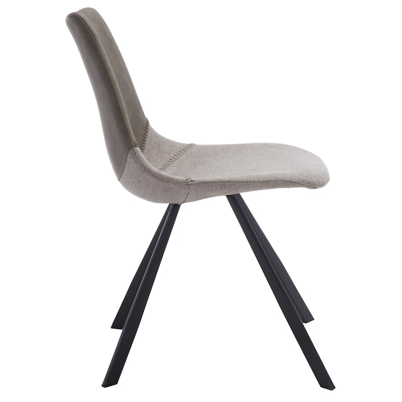 SAFAVIEH Gregoria Mid-Century Dining Chair (Set of 2) - 24 In. W x 19 In. D x 33 In. H - 24Wx19Dx33H
