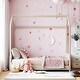 preview thumbnail 2 of 14, Twin Size Velvet House Bed with Wooden Frame - Stylish & Functional Kids' Bedroom Furniture