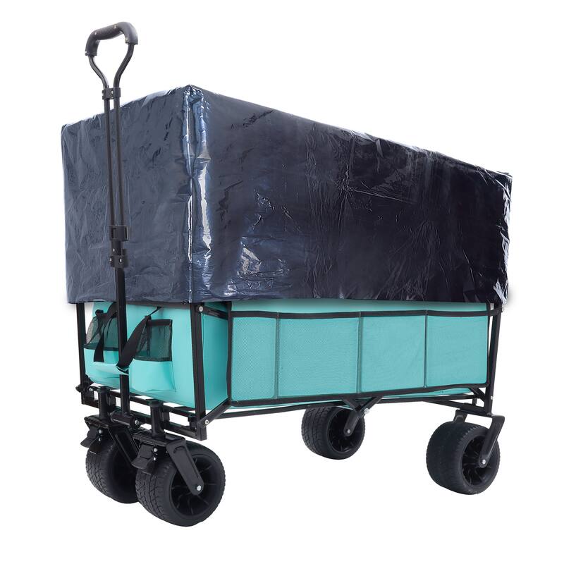Foldable Wagon Cart with strapping system Beach