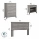 preview thumbnail 13 of 28, Somerset Full/Queen Size Headboard Bedroom Set by Bush Furniture