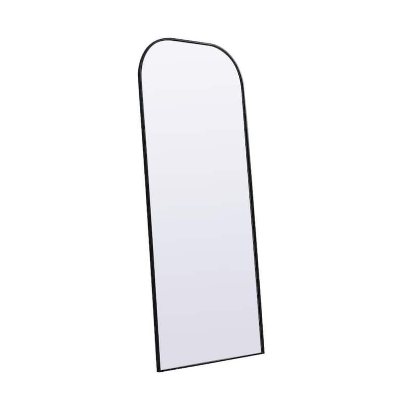 Indigo Home Metal Frame Arch Full Length Mirror 32x76 Inch