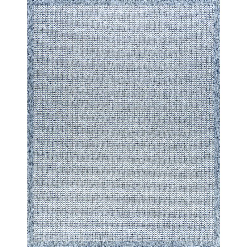 Dennis Coastal Windowpane Indoor/Outdoor Area Rug