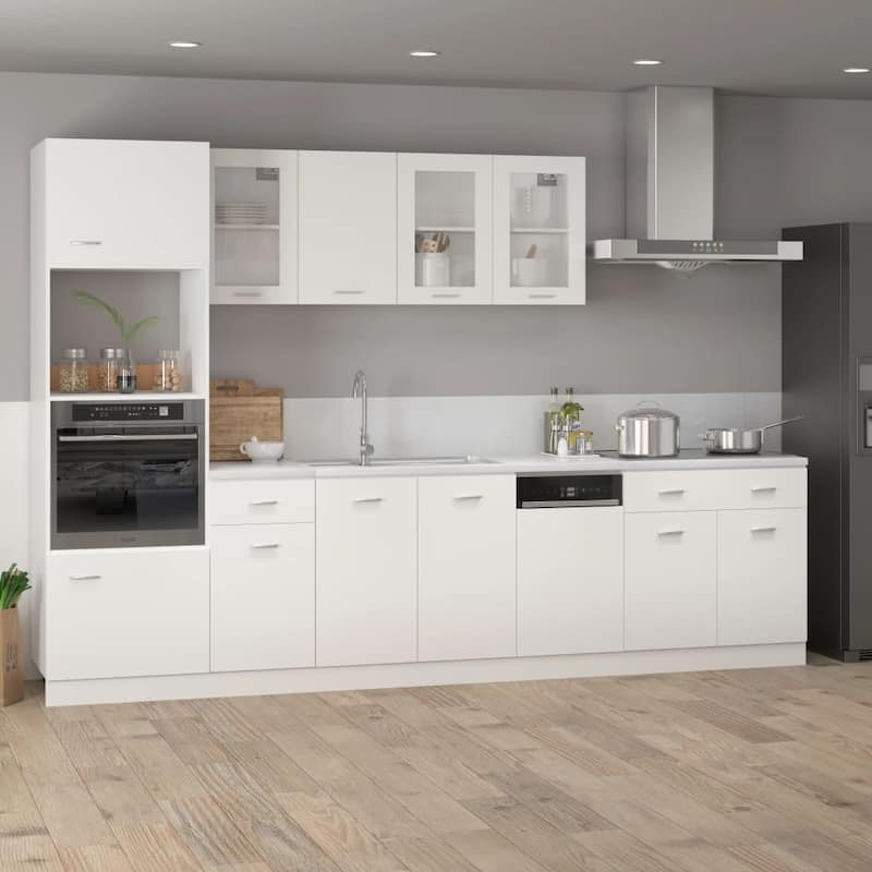 vidaXL Kitchen Cabinet Storage Cupboard Under Sink Organizer Engineered Wood