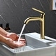preview thumbnail 2 of 39, 9-12" H Solid Brass Single Handle Bathroom Sink Faucet