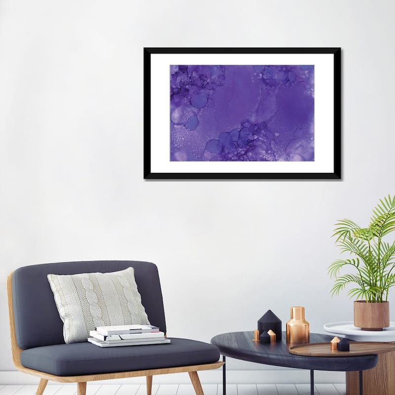 iCanvas "Purples Bubbles" by Melissa Renee