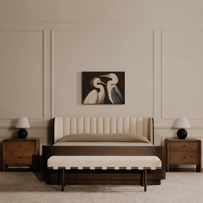 NADAAL STUDIOS Olivian, Dining Bench With Performance Fabric - 69"W x18"D x20"H