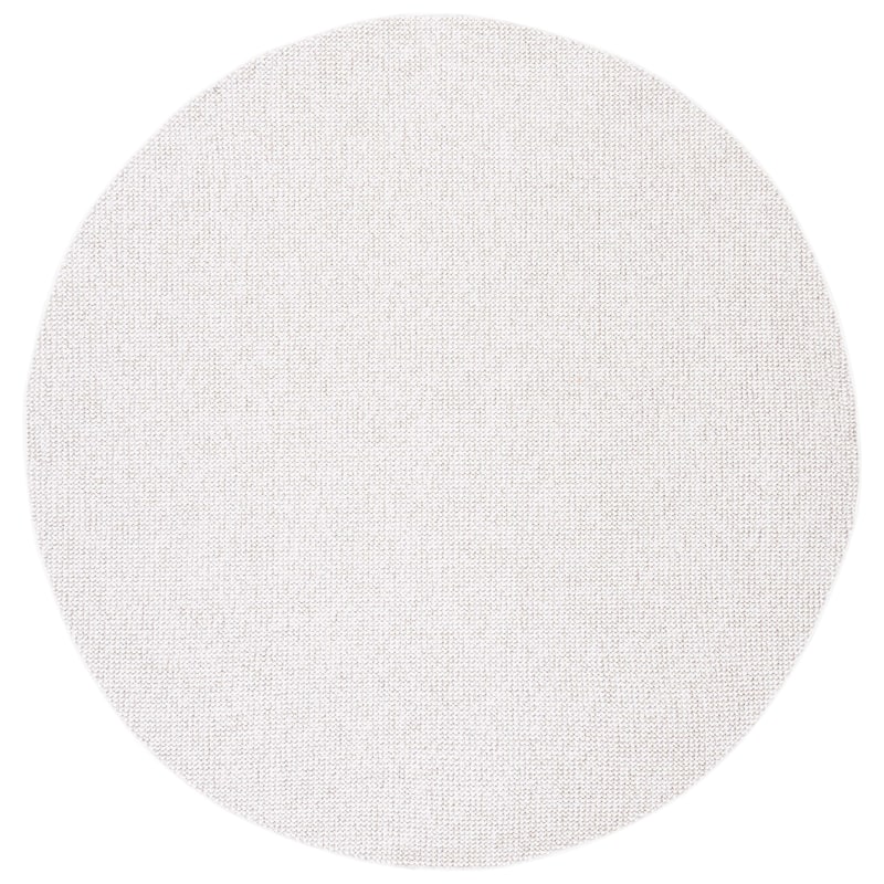 SAFAVIEH Lotus Monna Rustic Stripe Rug - 6'7" Round - White