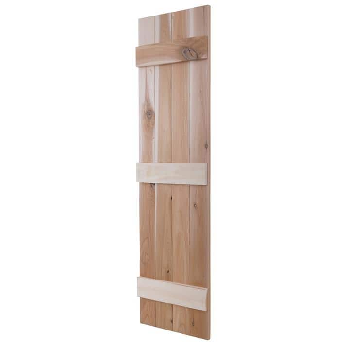 Traditional Board & Batten Exterior Shutters Pair