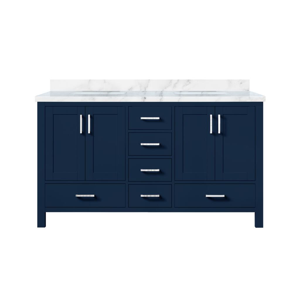 Jacques Bath Vanity and Carrara Marble Top
