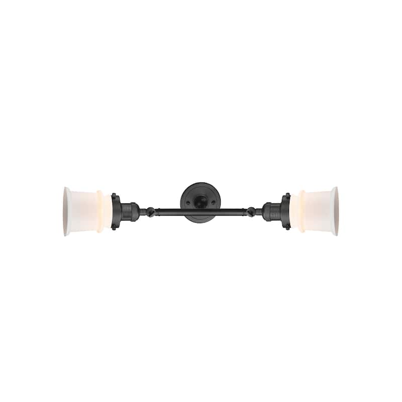 Innovations Lighting Small Canton 2 Light 17" Wide Bathroom Vanity