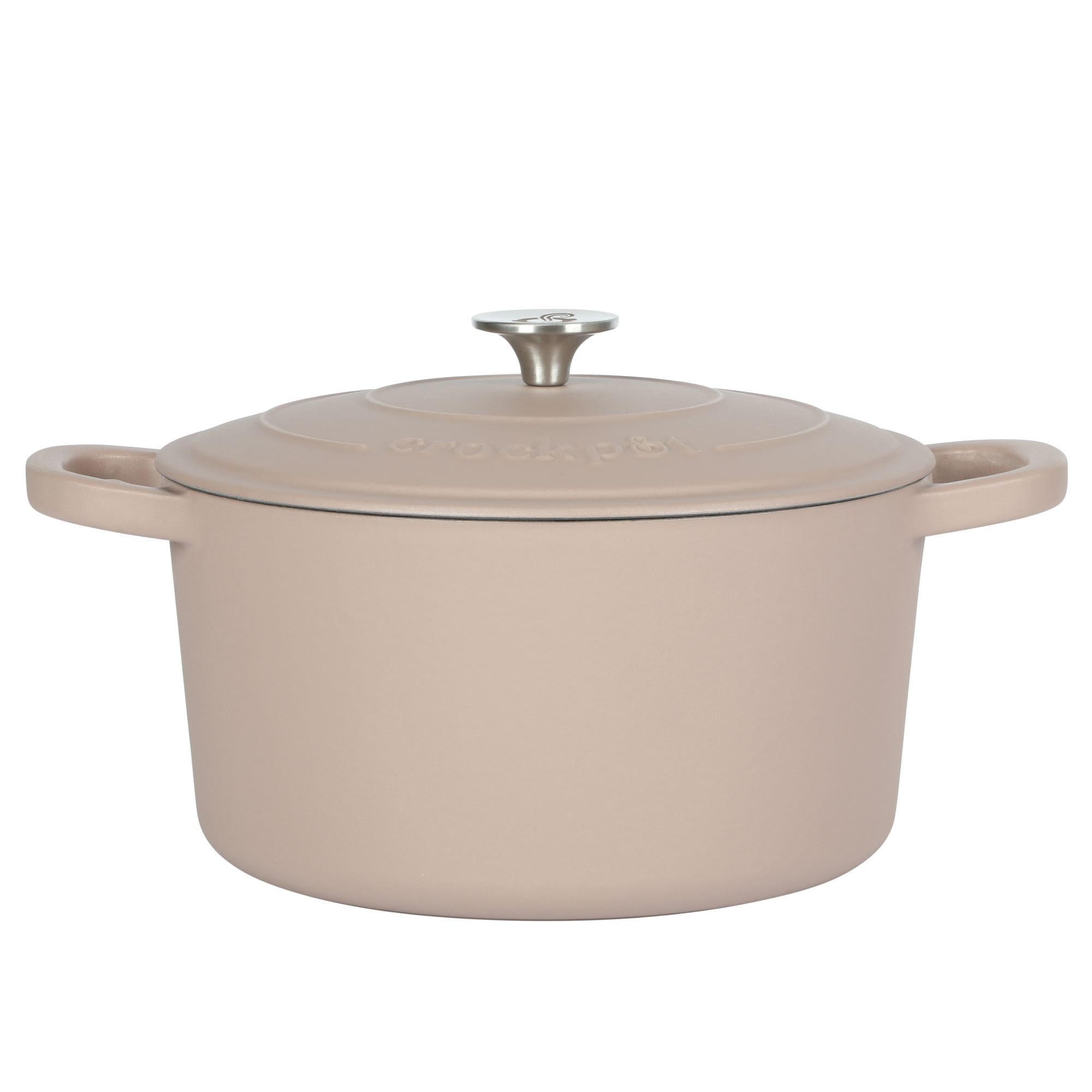 Crock Pot Artisan 5-Quart Round Dutch Oven - Matte Dusty Pink