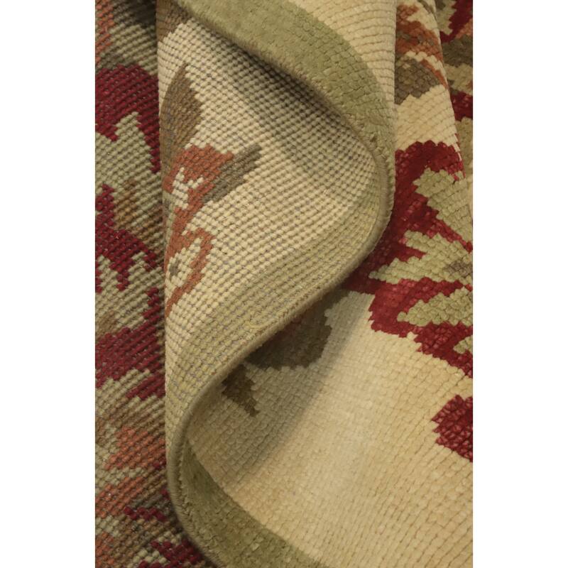 All-Over Floral Indian Area Rug 6x10 - 10' 1'' X 6' 5''