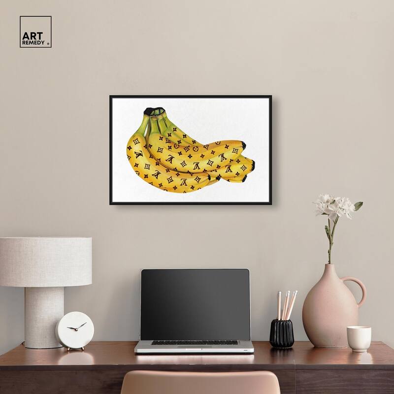 Fashion Bananas III Canvas by Art Remedy