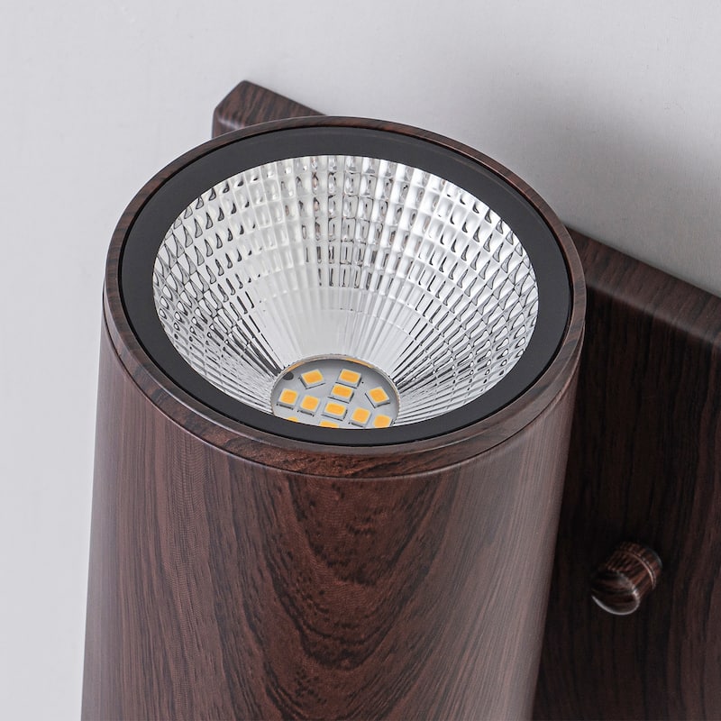 2 - Light Modern Industrial LED Outdoor Wall Sconce