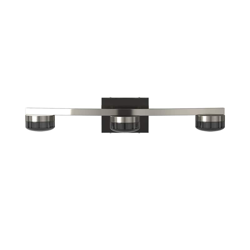Justice Design Group EVOLV Fusion Puck 3-Light LED Bath Bar with Opal Glass Shade