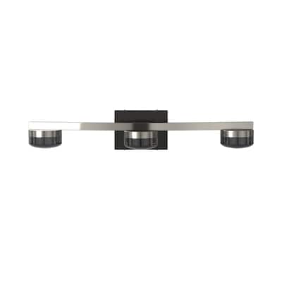 Justice Design Group EVOLV Fusion Puck 3-Light LED Bath Bar with Opal Glass Shade