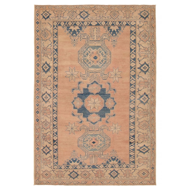 ECARPETGALLERY Hand-knotted Finest Ghazni Copper Wool Rug - 6'2 x 9'3 - Copper - 6'2 x 9'3