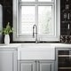 preview thumbnail 12 of 40, VIGO White Casement Front Matte Stone Farmhouse Kitchen Sink