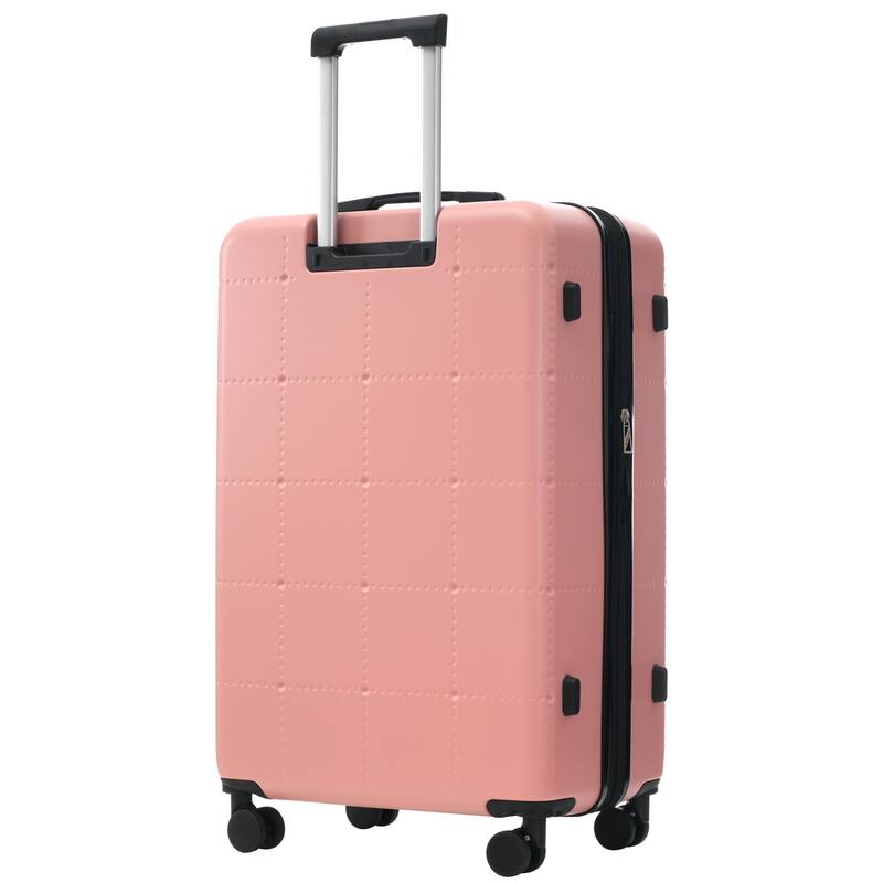 Hardside Luggage Set 5 Piece with Bags, 20IN Half-opening Carry on Luggage with USB Port, 24IN 28IN Luggage with Double Wheels