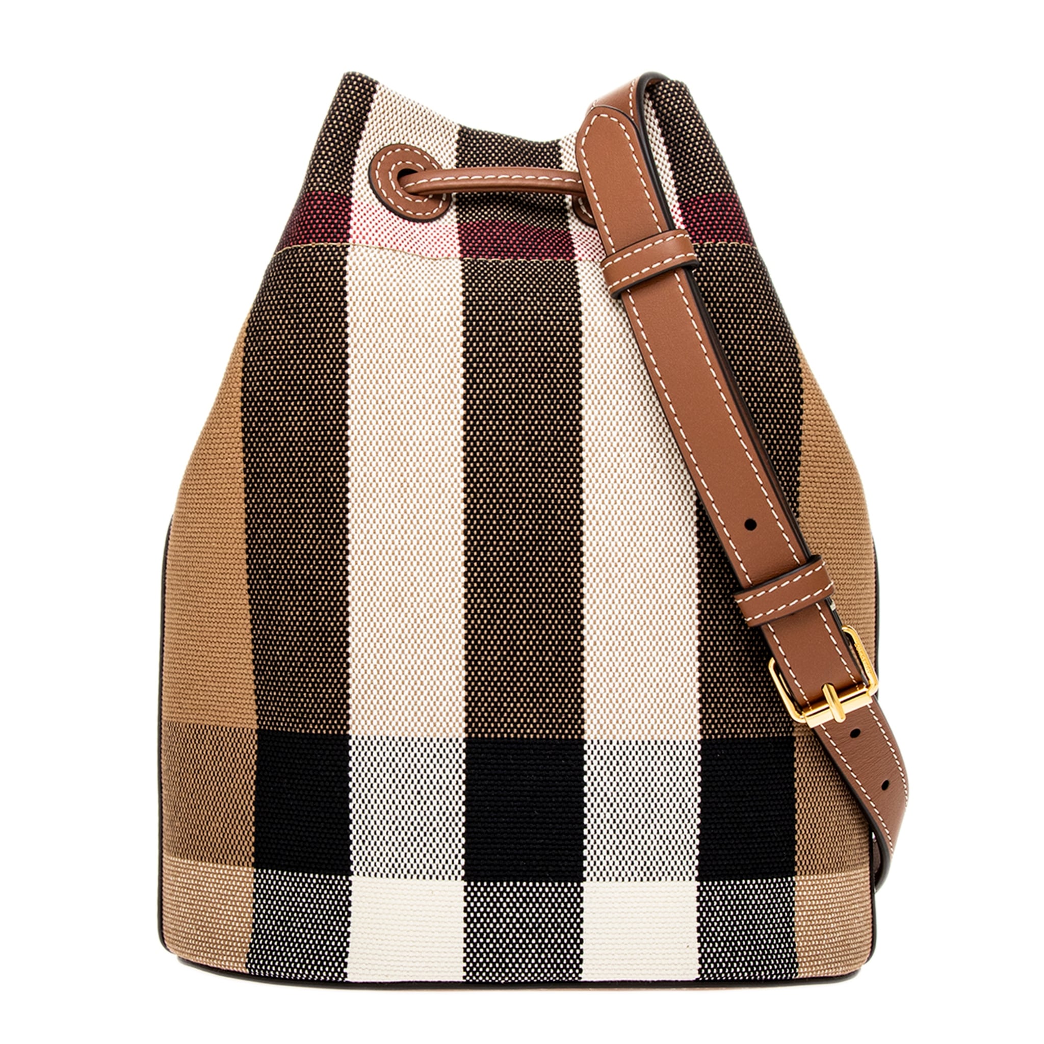 Burberry Small Canvas Bucket Bag - Overstock - 43153751 Burberry Small Canvas Bucket Bag - Overstock - 43153751