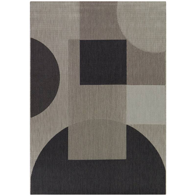 Hopper Modern Geometric Indoor/Outdoor Area Rug