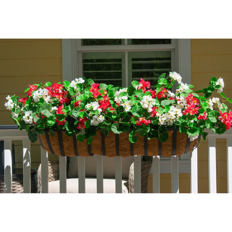 Faux Floral Window Box Filler