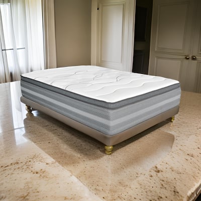 Dani 14 Inch Full Size Mattress, Pocket Coil Hybrid and Foam Layers