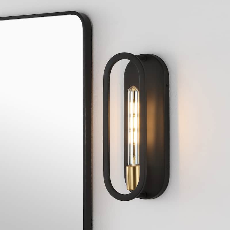 Sophie 4.75" 1-Light Modern Bohemian Iron LED Sconce, by JONATHAN Y