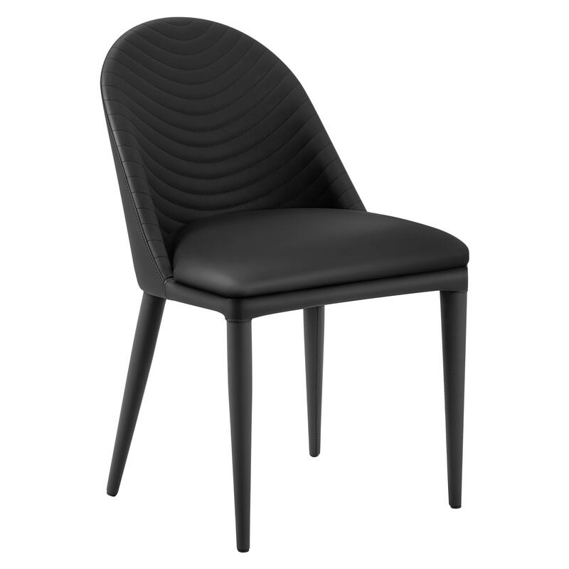 Fully Assembled Microfiber Leather Upholstered Dining Chairs, Set of 2 - 22.44"D x 18.5"W x 32.28"H