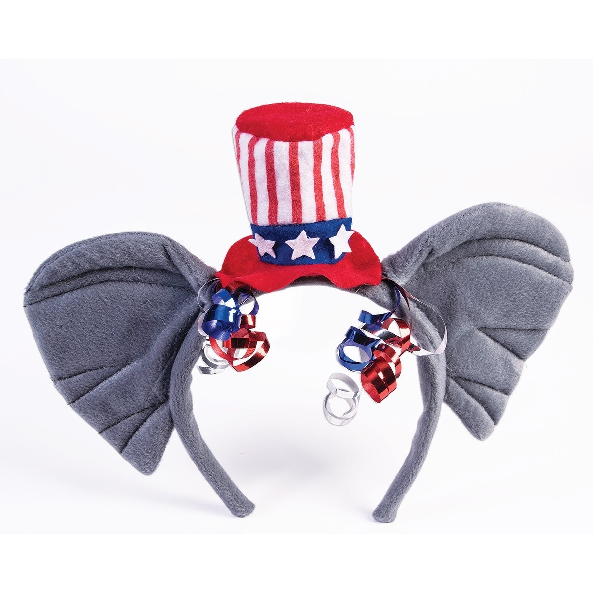 Shop Republican Elephant Ears Patriotic Costume Headband Grey Free Shipping On Orders Over 45 Overstock 13726447