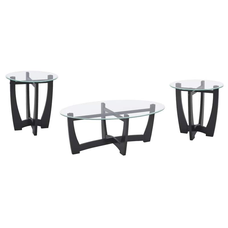 Tempered Glass Coffee Tables - Modern Minimalist Center Tables for Living Room, Office & Apartment