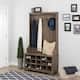 Prepac Hall Tree with Bench and Shoe Storage
