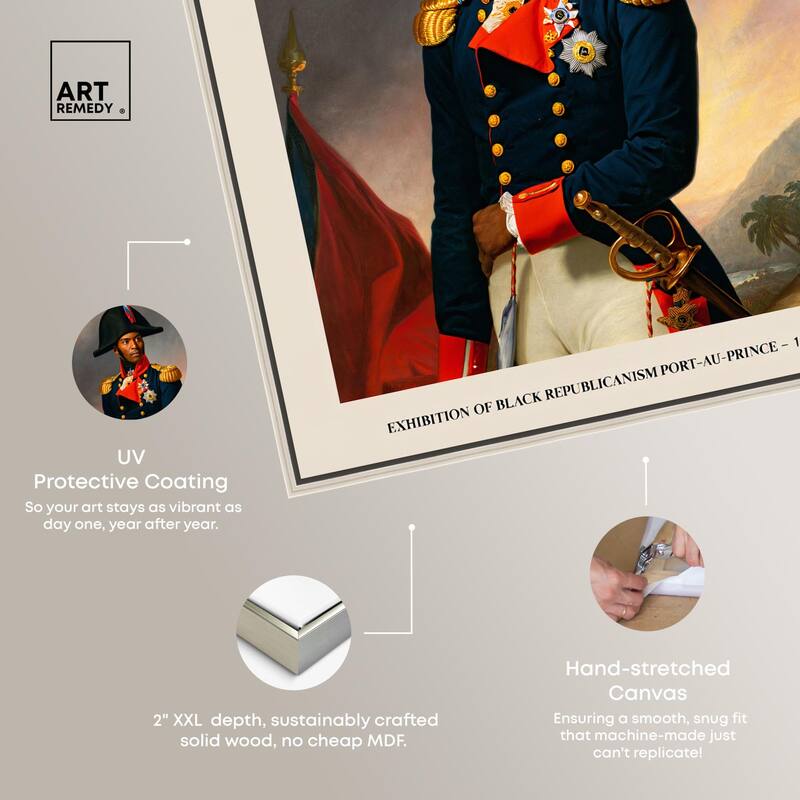 Toussant Louverture Canvas by Art Remedy