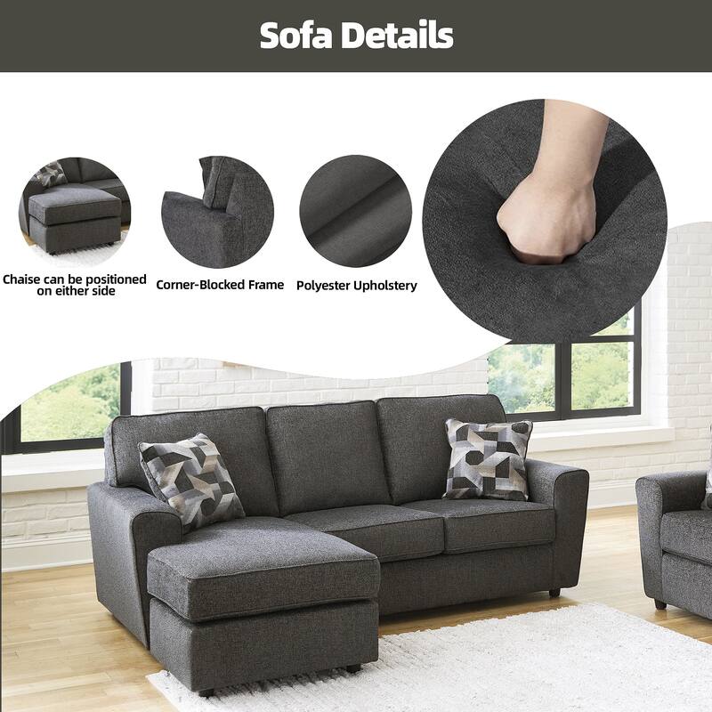 Signature Design by Ashley Cascilla Reversible Sofa Chaise