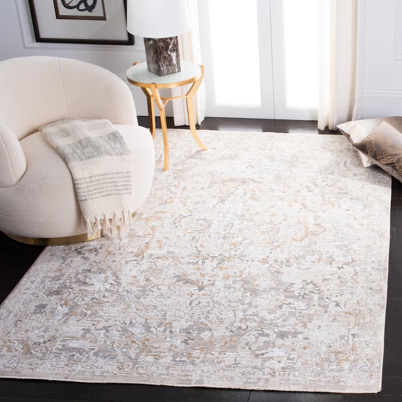 Martha Stewart by SAFAVIEH Roos Modern Rug - 11' x 15' - Ivory/Beige