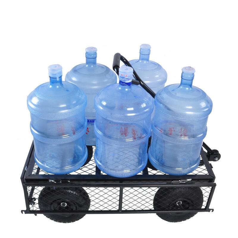 Wagon Garden Cart Trucks with Steel Frame