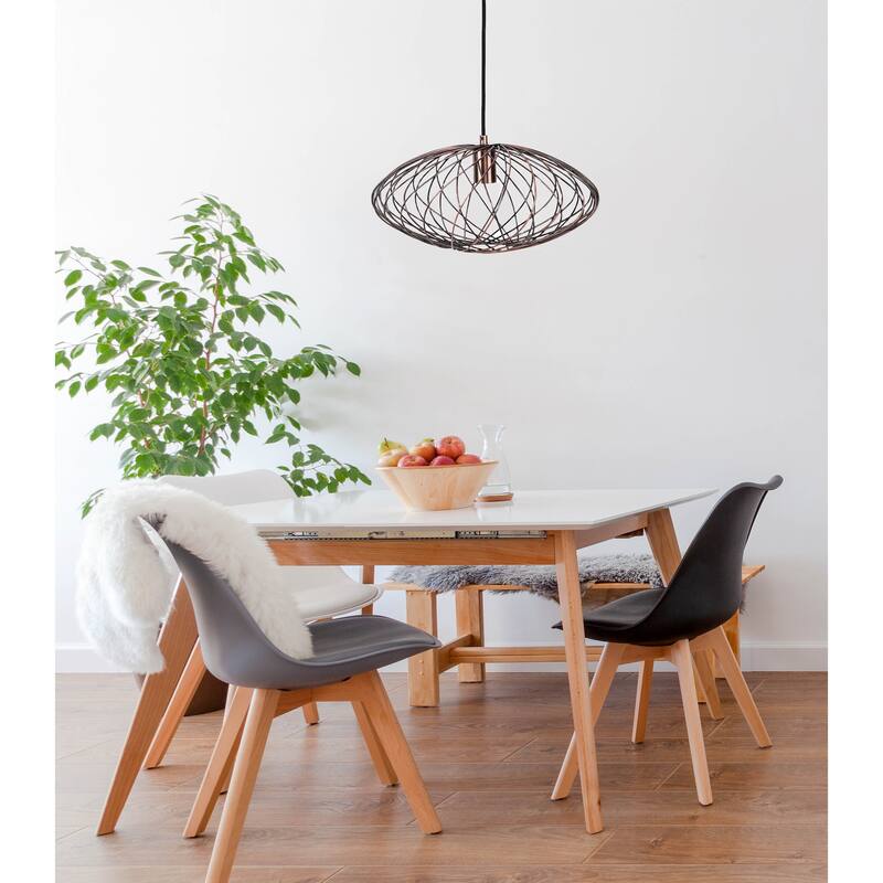 Linx Oval Metal Pendant Lamp